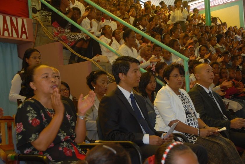 Messe d'ouverture des VIè Assises Nationales des Médecins Catholiques de Madagascar, en présence du Président Andry Rajoelina. 2è partie. Photos: Harilala Randrianarison