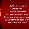 Holy spirit rain down
