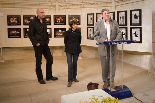 Inauguration de l'exposition "Les Indécis" à la chapelle Jeanne d'Arc, Thouars (79). Le 6 mai 2010.