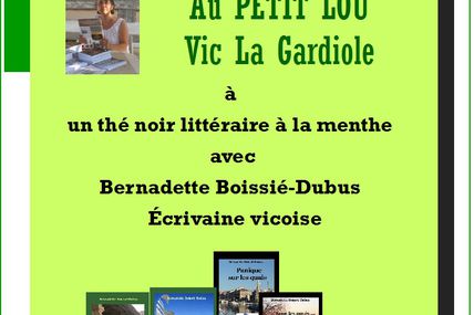 Thé noir littéraire à la menthe de Bernadette Boissié-Dubus