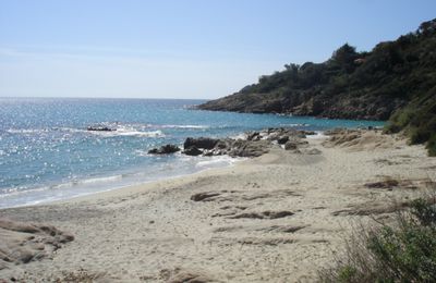 La plage de l'Escalet à Ramatuelle