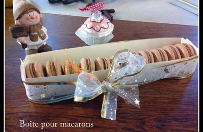 Boîte- réglette pour macarons