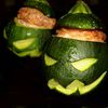 Courgettes farcies d'Halloween