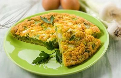 SEZ. RICETTE Frittata di porri e ricotta