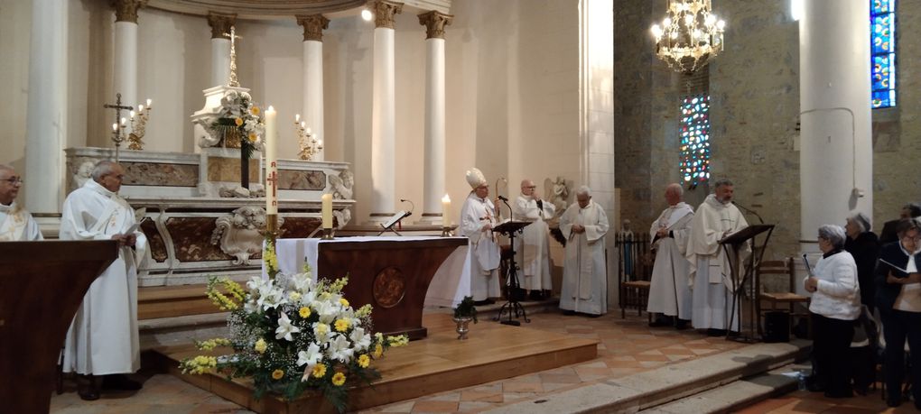 Jubilés sacerdotal-diaconal-nuptial 23 avril 2023 à Clairac