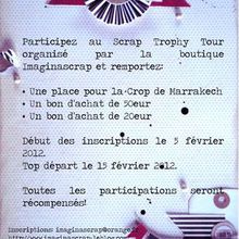 SCRAP TROPHY TOUR: gagnez votre place en crop à Marrakech