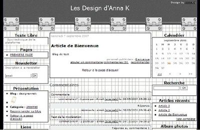 Design 48 - Calepin - noir et blanc