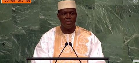 INTERVENTION DU PREMIER MINISTRE MALIEN PAR INTERIM ABDOULAYE MAÎGA A L'ONU
