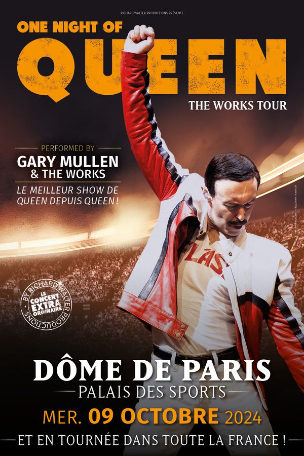 🎤One Night of Queen, au Dôme de Paris le 9 Octobre 2024 et en tournée 2024-2025