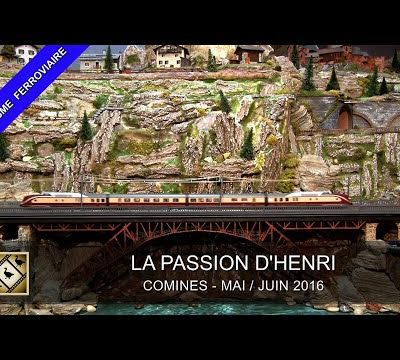 LA PASSION D’HENRI Un train miniature dans un grenier à Comines - Belgique
