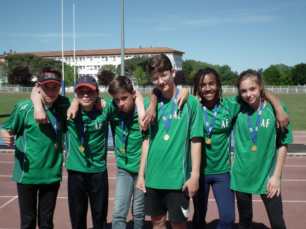 Athlétisme: champions!