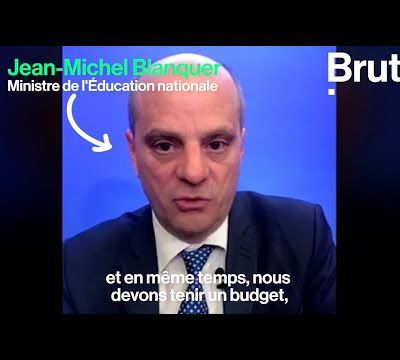 Quelqu'un lui dit pour les 1000 postes en moins au concours de professeur des écoles ?