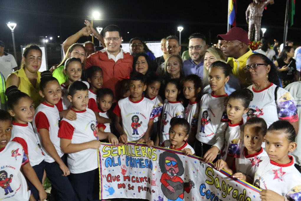 Alcalde Julio Fuenmayor inauguró Parque Alí Primera en la parroquia Miguel Peña de Valencia