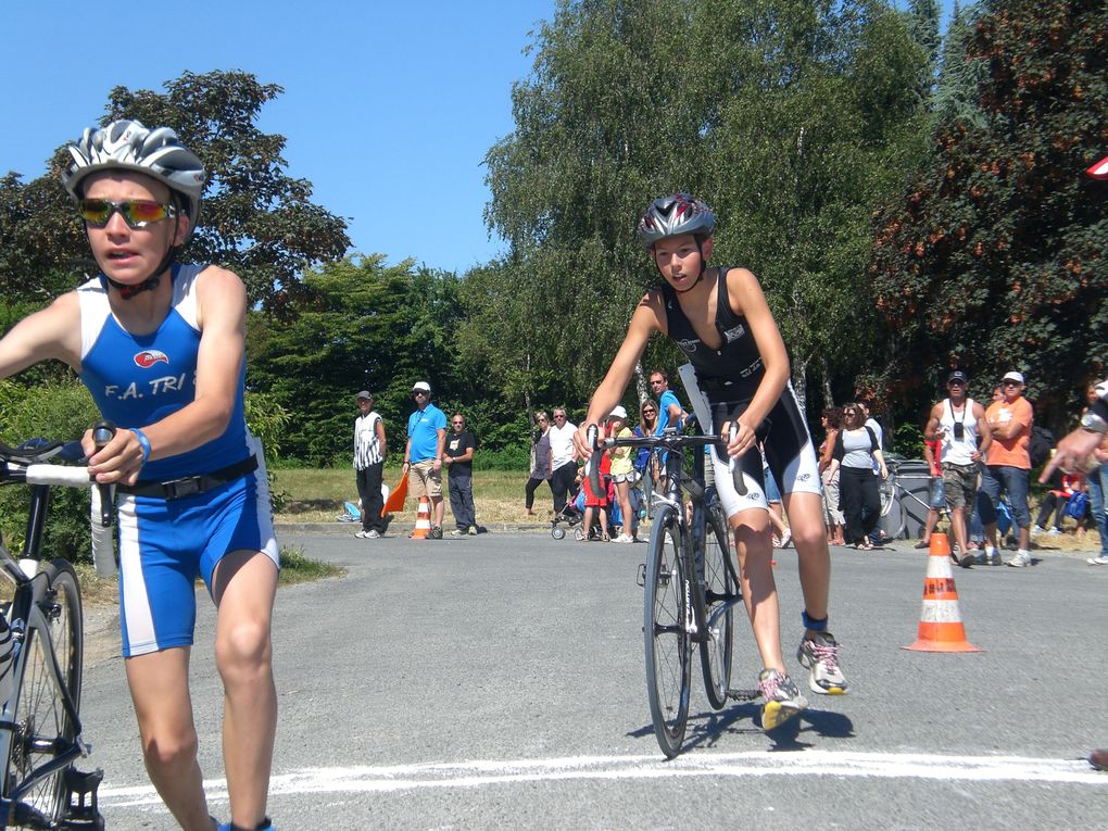 pour le retour du triathlon à La Roche, les jeunes ont répondu "présents"