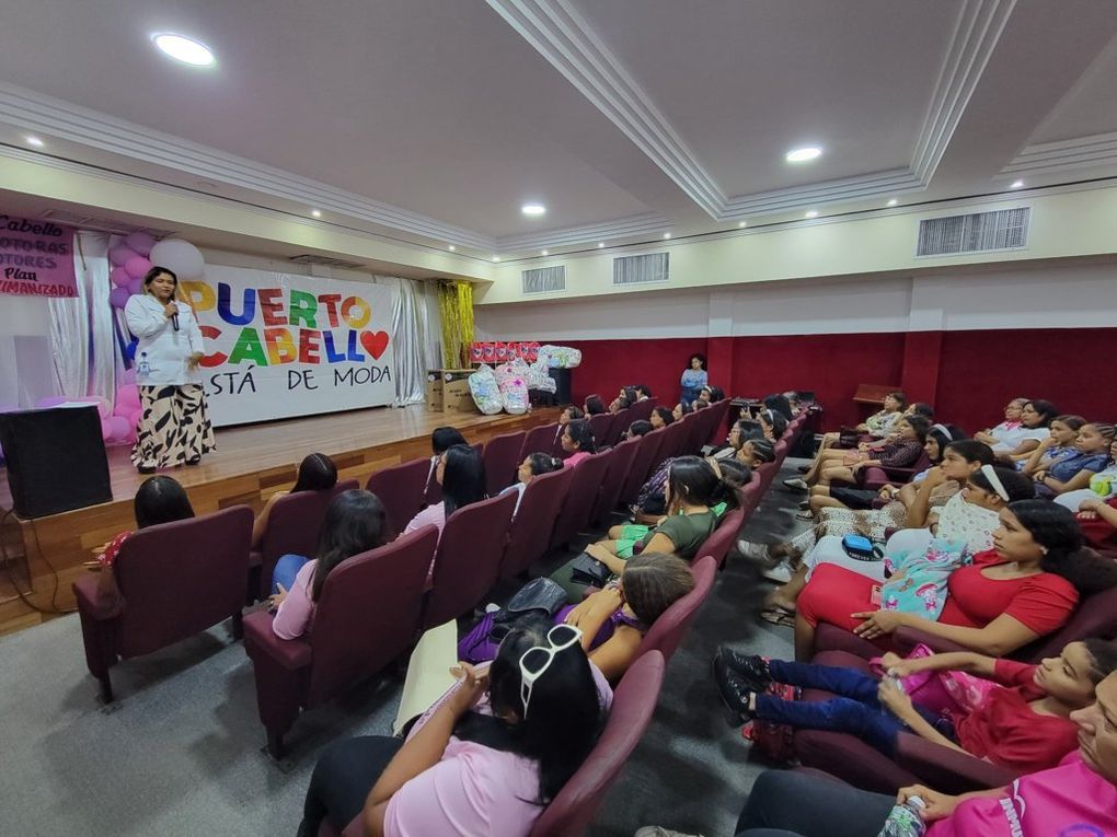 Gestantes de Puerto Cabello participaron en conversatorio relacionado al cuidado del embarazo y la lactancia materna