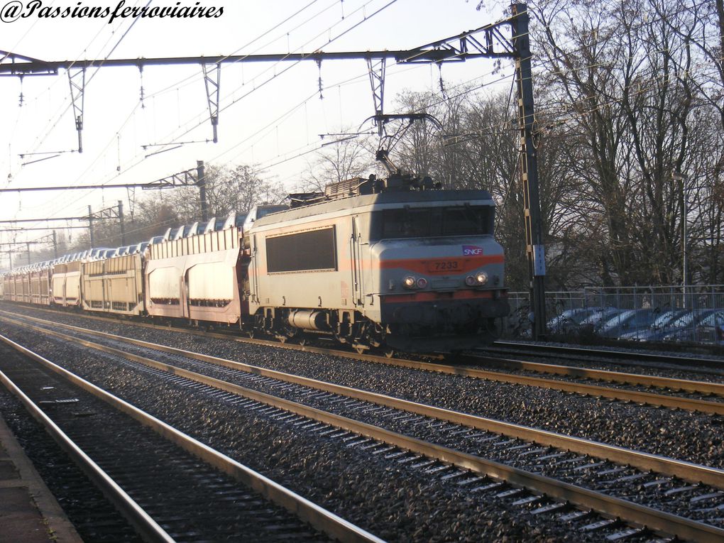 Locomotives électriques à courant continu.