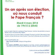 Un an après son élection, où nous conduit le pape François ? 