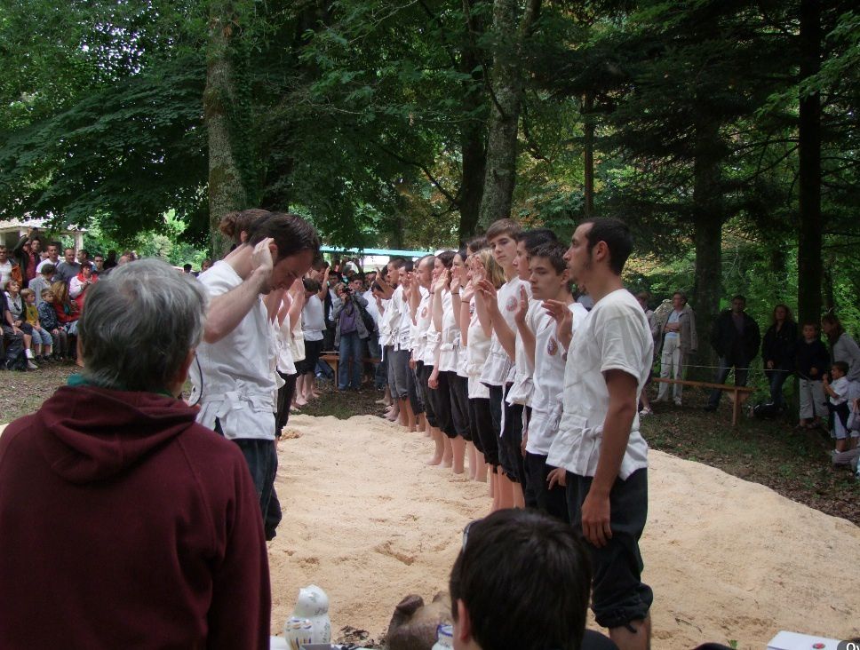 Compétition de Gouren à Gouesnac'h