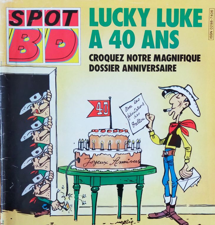 &quot;Lucky Luke a 40 ans&quot; Spot BD - 1987