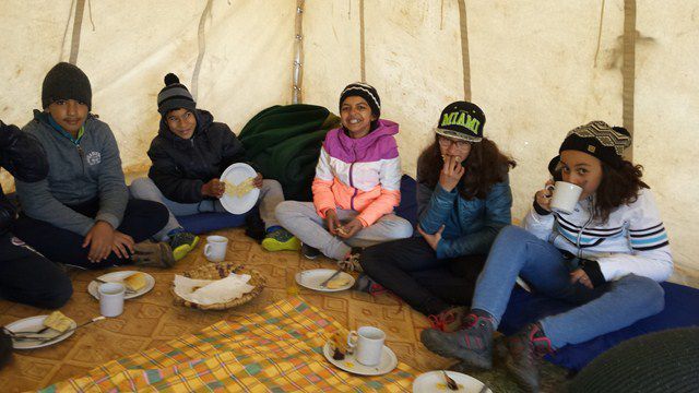 Le premier groupe est parti en éclaireur au bivouac