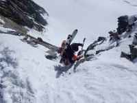 Ski de randonnée : les Dômes de Miage à l'envers descente par le glacier de Tré la Tête