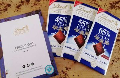 La nouvelle gamme de chocolat au lait Lindt Excellence