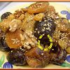 Tajine de pruneaux farcis aux noix, figues, abricots et raisins secs