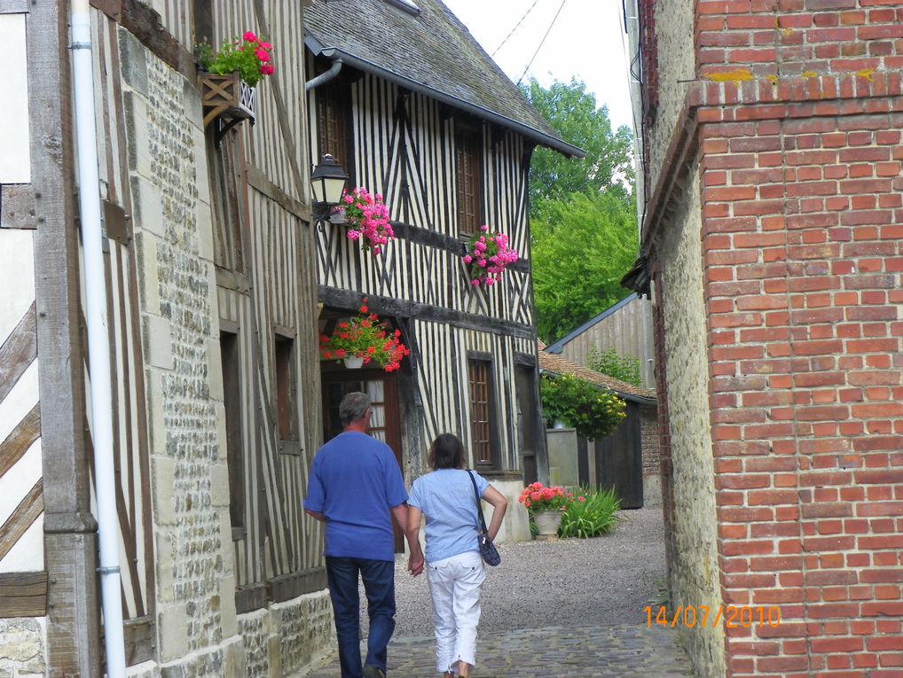 Vous irez tour à tour à  Beaumont en Auge, à Cambrener, à Beuvron en Auge,à Bonneville la Louvet et pour finir à Pont L'Evêque....