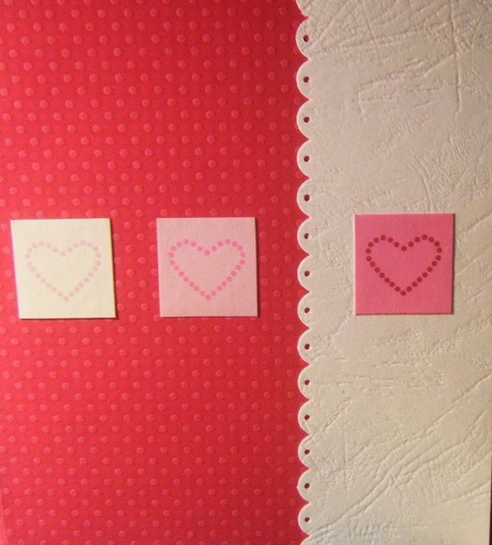 Quelques cartes réalisées en 2012 qui peuvent être offertes soit pour la Saint Valentin soit pour les anniversaires de mariage, pacs, rencontre.... Bref toutes les occasions sont bonnes pour dire à son chéri (ou à sa chérie) qu'on l'aime !!!