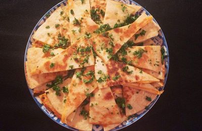 Quesadillas au Cheddar !