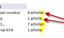 Automatiser le singulier ou pluriel du texte dans Excel