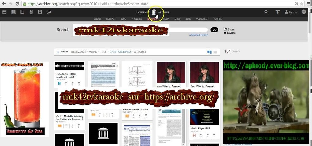 bienvenue chez mac kinkikeuke créateur de rmk42tvkaraoke en 2007