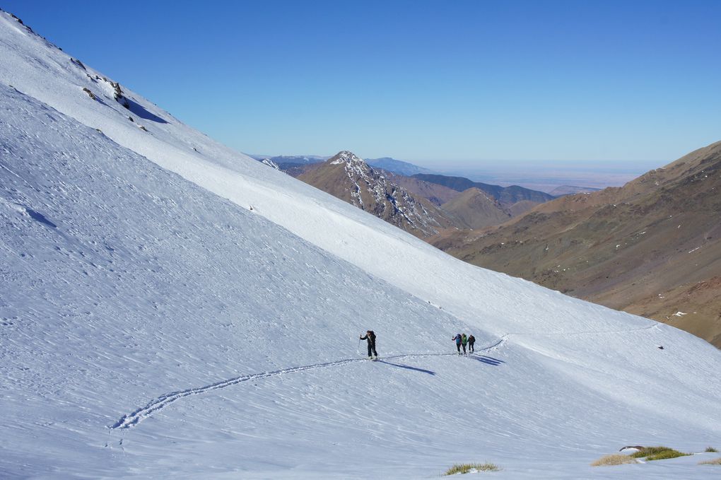 Ski-alpinisme au Maroc :Tachdirt &amp; Toubkal (4167 m)