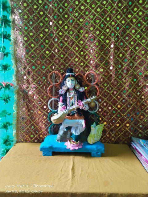 Diaporama : Sarasvati puja au soutien scolaire de Bonoshree