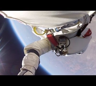 Nouvelle vidéo du saut de Félix Baumgartner version GoPro