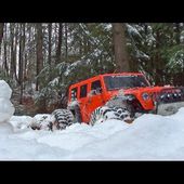 Project Wroncho - Urban Snow Bash - SCX10 Chassis with Wraith Axles - Slow Motion