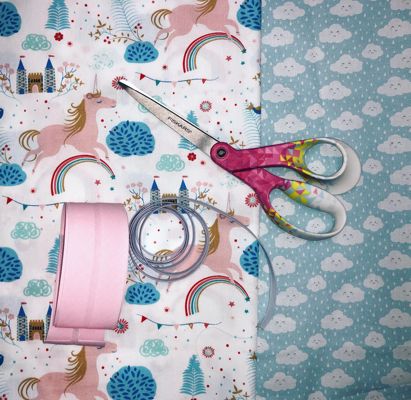 Serviette avec élastique - tutoriel couture facile