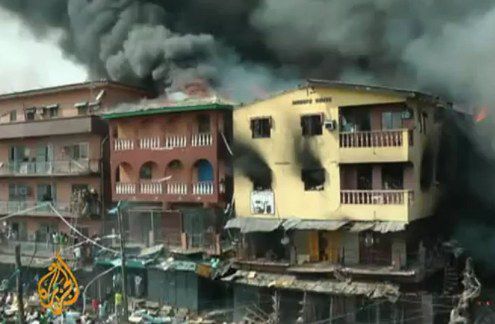 Fireworks Blaze Wreaks Havoc in Central Lagos