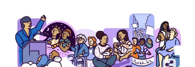 Google met à l'honneur la femme voilée dans son Doodle pour le 8 mars