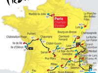 Si le Tour de France 2019 avait ignoré une grande partie de l'Ouest de la France , avec le Tour de France 2020 , c'est tout le Nord de notre pays qui est oublié....  à remarquer que le tracé du Tour en 1922 était vraiment plus conforme avec ce que l'on appelle Tour de France ...