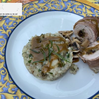 PAUPIETTES DE PORC AUX FIGUES SECHES & NOIX