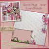 Une quick page offerte par Pat avec mon kit "love orchids"