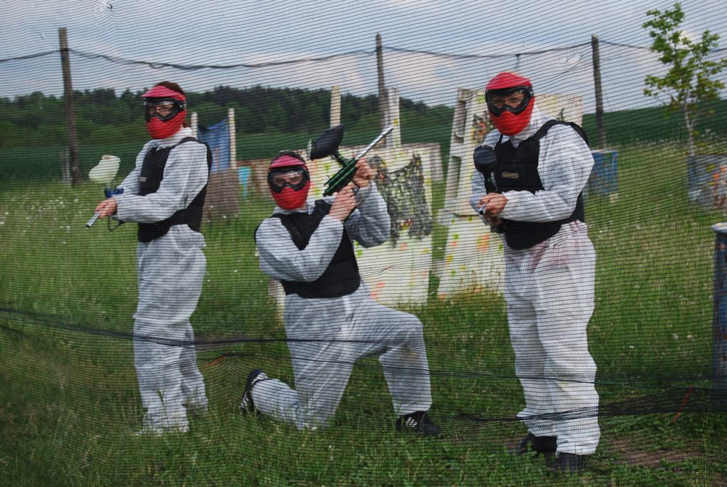 Session paintball dans le trou du cul du monde avec Caro, Xavier, J-C, Stéph et Chausson.