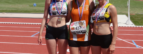 Laure sur le podium des pré-France aux épreuves combinées