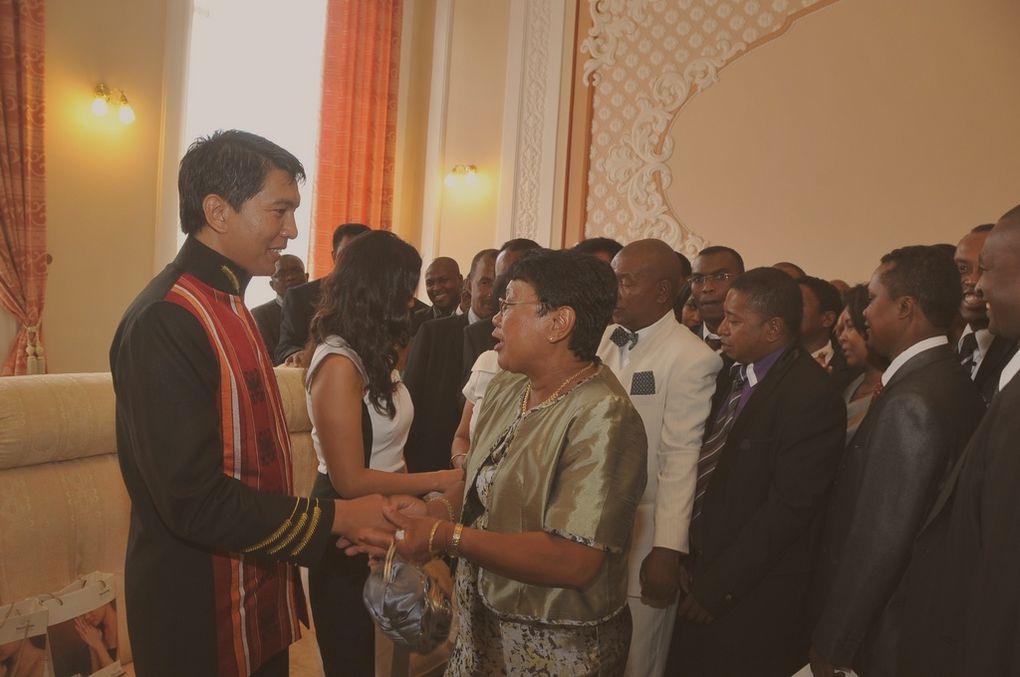 Cérémonie de présentations de vœux des corps constitués au couple présidentiel, Mialy et Andry Rajoelina. Partie 3. Photos : Harilala Randrianarison