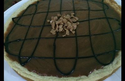 Grande tarte au caramel 