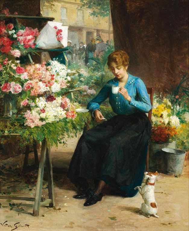 VICTOR GILBERT / PEINTRE FRANCAIS DU 19 EME SIECLE