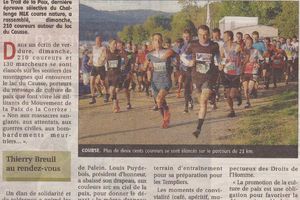 Le Trail et les marches de la Paix dans la presse-2