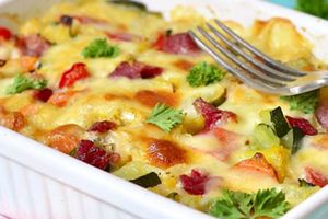 Gratin Léger de Légumes au Chèvre Frais WW 4💚3💙💜