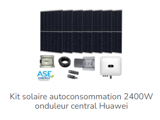 Un kit solaire autoconsommation